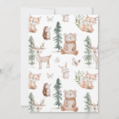 Invitation Woodland Animals Adventure Await Baby shower (Dos)