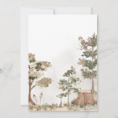 Invitation Woodland Animals Adventure Await Baby shower (Dos)