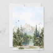 Invitation Woodland Animals Adventure Baby Shower (Dos)