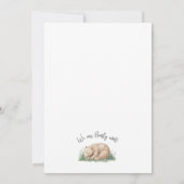 Invitation Woodland Animals Adventure Baby Shower (Dos)