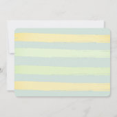 Invitation Woodland Animals Green Voiture à l'anniversaire (Dos)