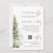 Invitation Woodland Animals "We Can Bearly Wait!" All in One (Dos)