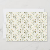 Invitation Woodland Animaux Forest Party 1er anniversaire Pho (Dos)