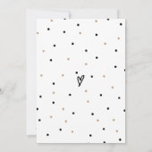 Invitation Woodland Animaux Moderne Code QR Baby shower (Dos)