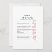 Invitation Woodland Baby shower Old Wives Tale Game (Dos)