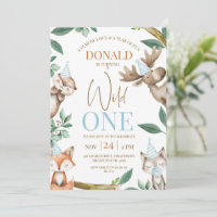 Woodland Blue Wild Un 1er anniversaire