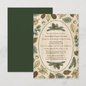 Invitation Woodland Camping Famille Réunion Jamboree BBQ (Devant / Derrière)