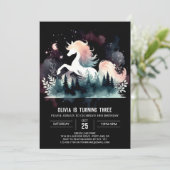 Invitation Woodland Fun Horse Anniversaire (Debout devant)