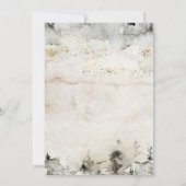 Invitation Woodland Joy Snow léopard Fête (Dos)