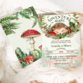 Invitation Woodland Theme Genre neutre Baby shower