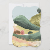 Invitation Woodland Theme Neutral Baby Shower (Dos)