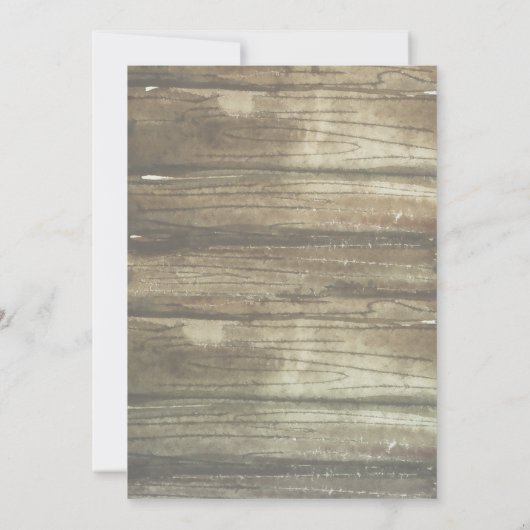 Invitation Woodsy Mountains Adventure Boho (Dos)