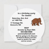 Invitation Woolly Mammoth Birthday Invite (Dos)