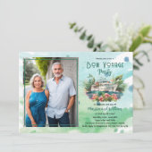 Invitation World Cruise Photo Bon Voyage Party Celebration (Debout devant)