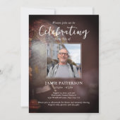 Invitation World Traveler Celebration of Life, Funeral Photo (Devant)