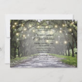 Invitation Wormsloe Lieu Green Live Oaks Revue de répétition (Devant)