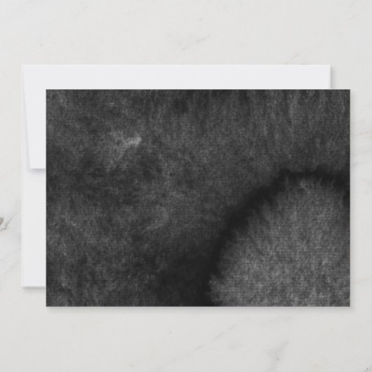 Invitation Wreath d'automne | Mariage Monogramme moderne (Dos)