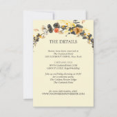 Invitation Wreath d'automne | Moderne Mariage Détails de l'in (Devant)