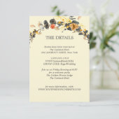 Invitation Wreath d'automne | Moderne Mariage Détails de l'in (Debout devant)