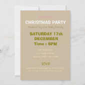 Invitation Wreath de Noël (Dos)