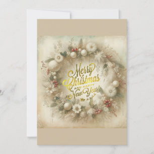 Invitation Wreath de Noël