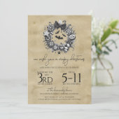 Invitation Wreath déplaisante (Debout devant)