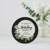 Invitation Wreath moderne logo d'entreprise Fête de fêtes (Debout devant)