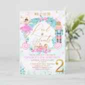 Invitation Wreath Nutcracker land de Sweets 2e anniversaire (Debout devant)