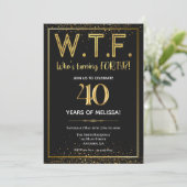 Invitation WTF, Invitation 40e Anniversaire, Quara (Debout devant)