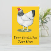 Invitation Wyandotte : Colon Hen (Debout devant)