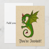 Invitation Wyvern (Devant / Derrière)