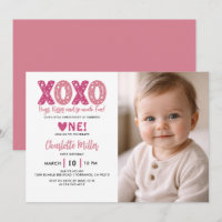 XOXO Câlins et Bisous Anniversaire de 1 an de la