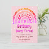 Invitation XXe anniversaire de l'Empreinte de léopard Boho Pi (Debout devant)