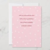 Invitation XXe fête d'anniversaire de l'Empreinte de léopard (Dos)