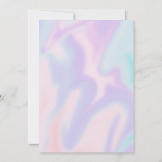 Invitation Y2k hologram bachelorette party (Dos)