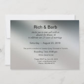 Invitation Yacht 25e anniversaire de Mariage | jour (Dos)