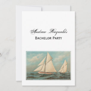 Invitation Yachts de course nautiques vintage #1