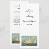 Invitation Yachts de course vintage nautiques #1 (Devant / Derrière)