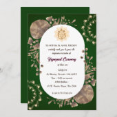 Invitation Yagnopavit Upanayanam Hindu Thread Janeu Cérémonie (Devant / Derrière)