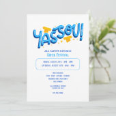 Invitation Yassou grec (Debout devant)