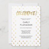 Invitation Yay ! Soirée de célébration de la graduation de l' (Dos)