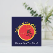 Invitation Year of the Horse Flame (Debout devant)