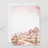 Invitation Yee haw Cowgirl Rodeo Wild West Ranch 5e anniversa (Dos)