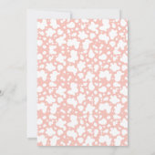 Invitation Yee Haw Peach Disco Cowgirl Rodeo Anniversaire (Dos)