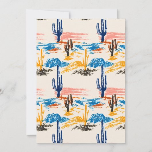 Invitation Yeehaw Cowgirl moderne 40e fête d'anniversaire (Dos)