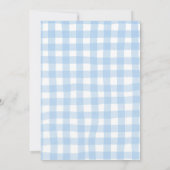 Invitation Yellow Bow Sweet 1 Lemon Blue and Yellow Birthday (Dos)