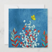 Invitation Yellow Butterfly (Dos)