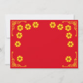 Invitation Yellow Hoa Mai Blossoms Têt Nouvel An (Dos)