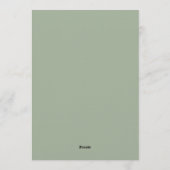 Invitation Yellow Lush Botanical Wedding (Dos)