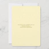 Invitation Yellow Rose Wedding Save the Date (Dos)